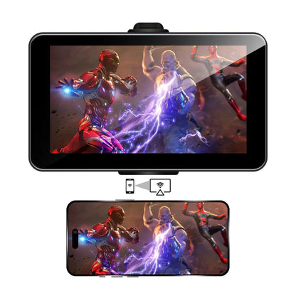 Auto Electronics 7inch 2.5D Full Touch Wireless Portable Wireless Carplay Screen Androidauto GPS Navigation Mirror Link Monitor Electrokidsstore