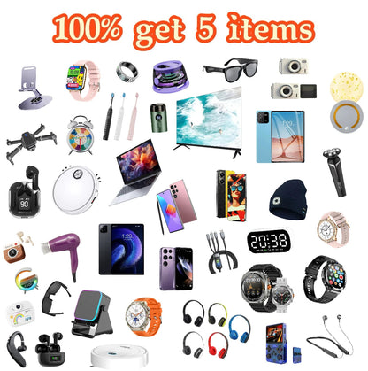 3C Electronic Gadgets Surprise Lucky Box High Value Smart Phone Watches Large Gift 3C Smart 5 Products Random Mystery Blind Box Electrokidsstore