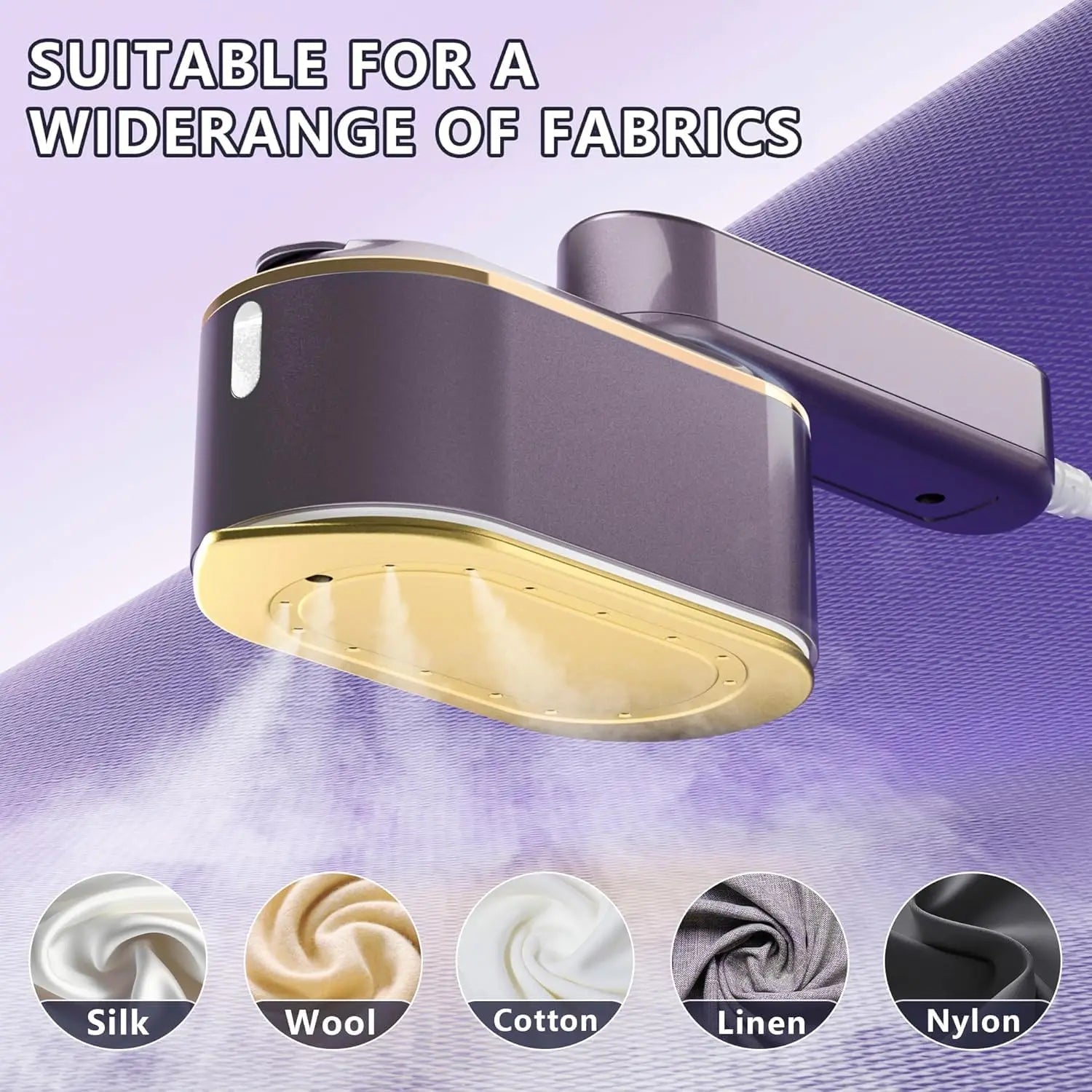 Portable Mini Ironing Machine Three-Speed Dry Steam Household Electric Power Source Tech Gadgets for Garment Steamers Folding Electrokidsstore