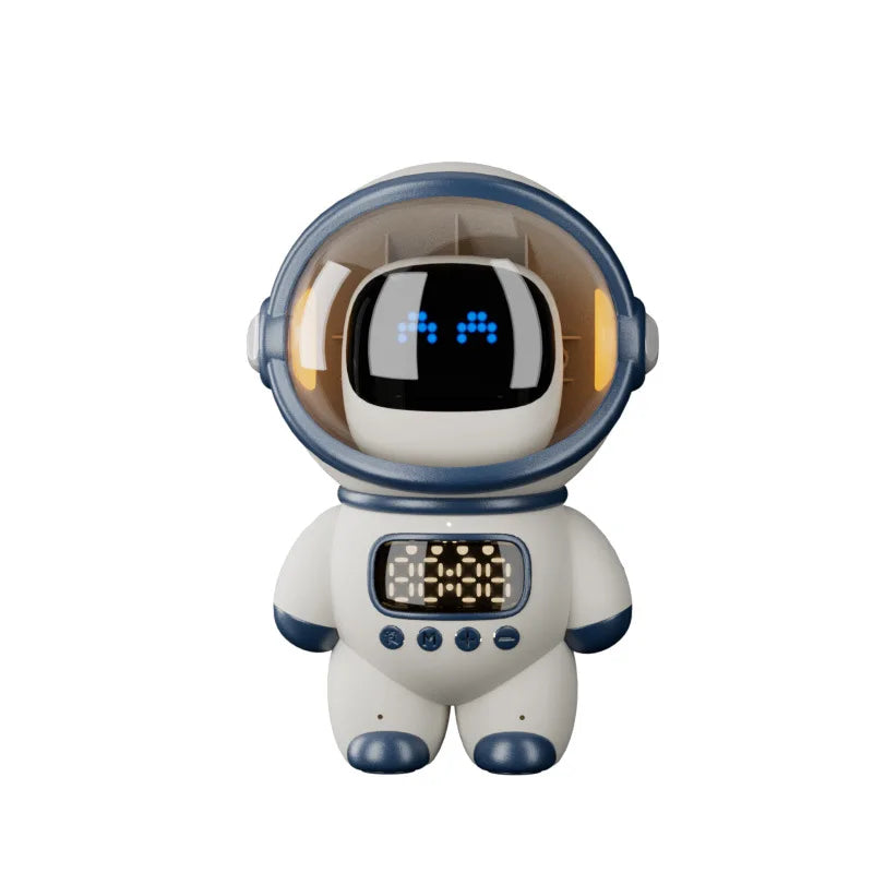Astronaut Robot  Speaker with AI Voice Control, TF Card, Clock & Alarm Smart Multifunctional Audio Gadget Electrokidsstore