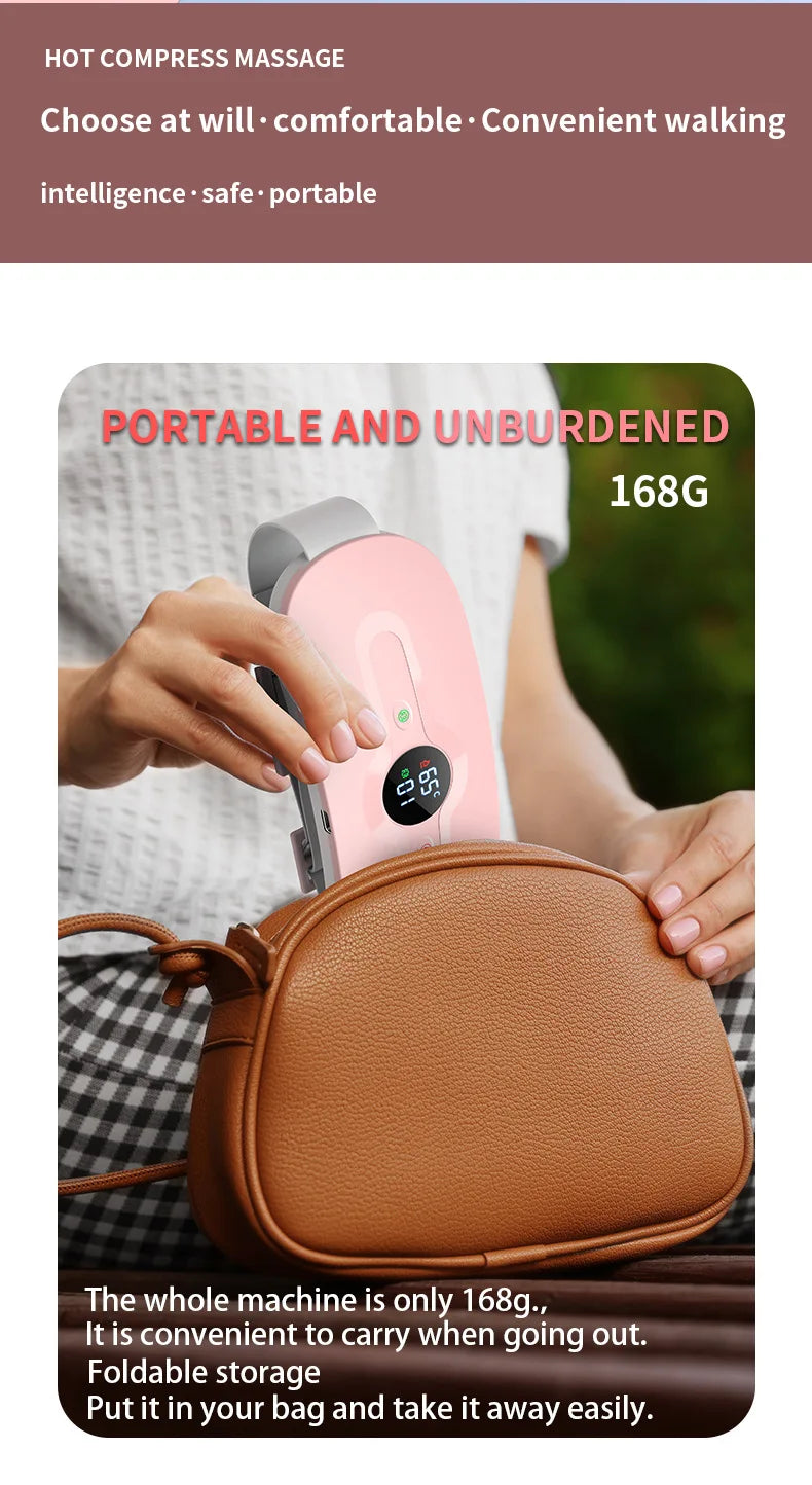 2023 New Products Menstrual Cramp Pain Relief Warm Abdomen Massager Smart Gadgets for Women Uterus Massage Electrokidsstore