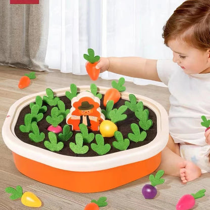Baby Montessori Toys For Toddler Toys Educational Colorful Shape Toy Pull Carrot Set Counting Discouvery Toys For Kids Learning Electrokidsstore