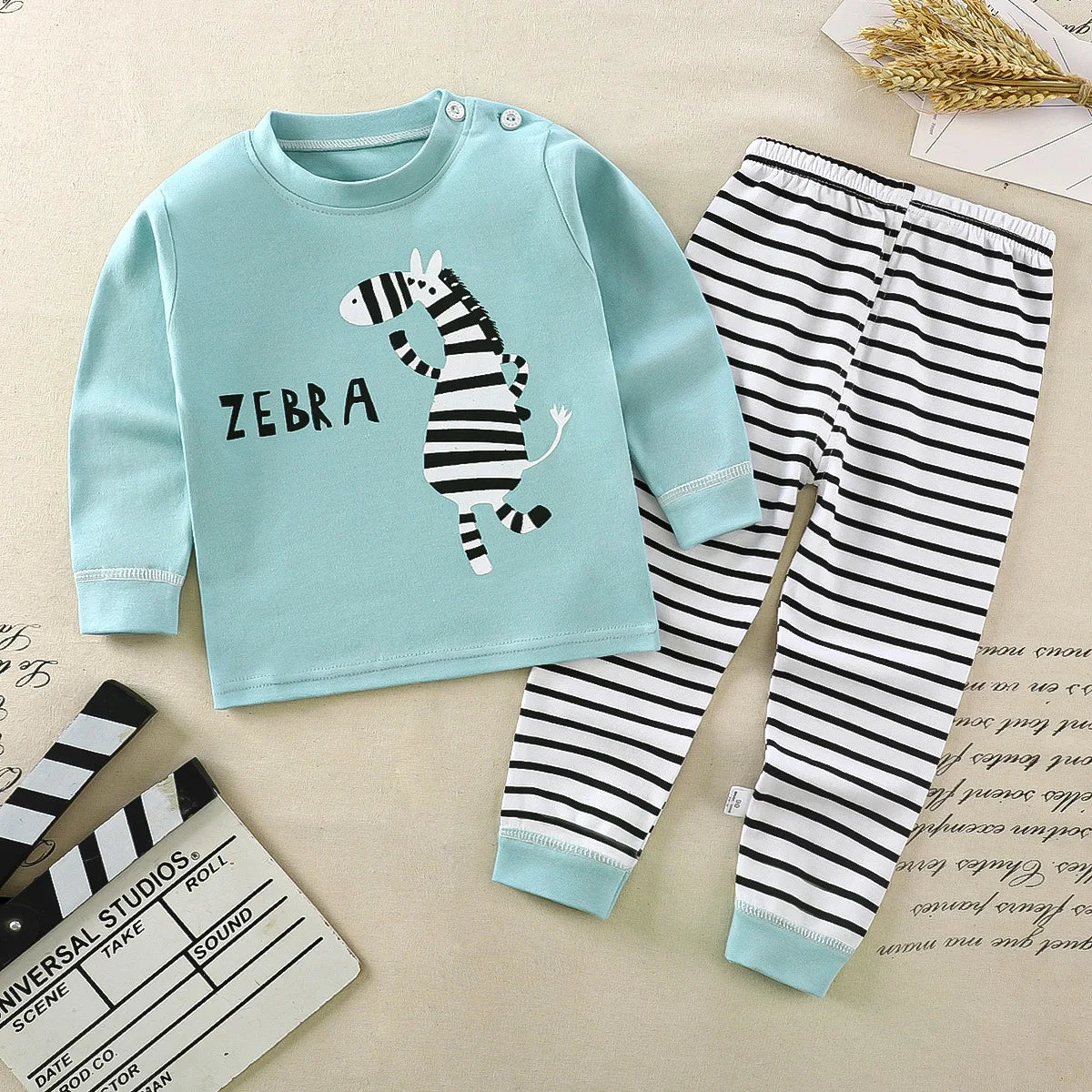 Children Kids Clothes Sets  Boys Girls Suit Pajamas Clothinng Pants Cartoon Autumn Winter Sleepwear Outfits Electrokidsstore
