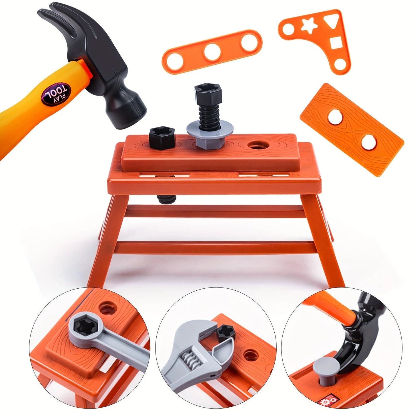 Kids Toolbox Kit Educational Toys Simulation Repair Tools Toys Drill Plastic Game Learning Engineering Puzzle Toys Gifts For Boy Electrokidsstore