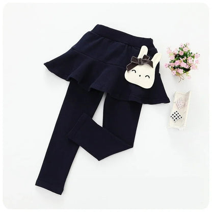 New Baby Girls Leggings Lace Princess Skirt-pants Spring Autumn Children Slim Skirt Trousers for 2-7 Years Kids Clothes Electrokidsstore