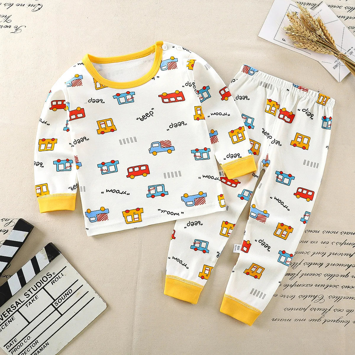 Children Kids Clothes Sets  Boys Girls Suit Pajamas Clothinng Pants Cartoon Autumn Winter Sleepwear Outfits Electrokidsstore