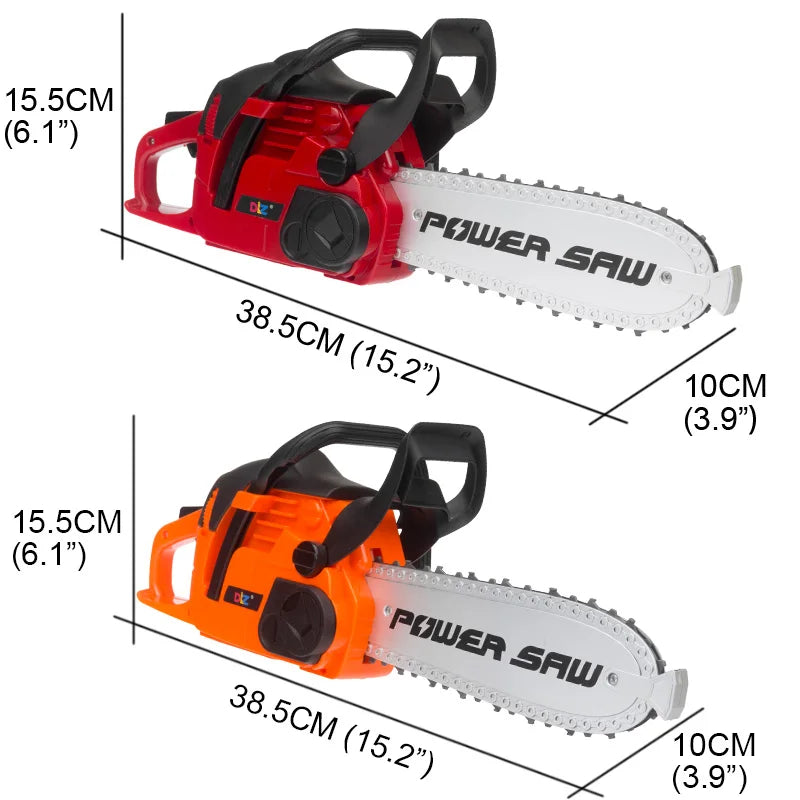 Toy Chainsaw Kids Toy Tools for Children Tools Electric Power Chainsaws for Tool Bench Boys Gift Pretend Play Saw with Sound Electrokidsstore