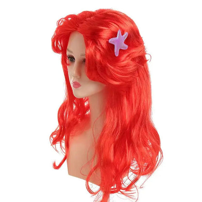 Fairy Tale The Little Mermaid Costume Glowing Princess Ball Gown ‌Featured with Embroidery Deluxe Carnival Human Ariel Dress Electrokidsstore