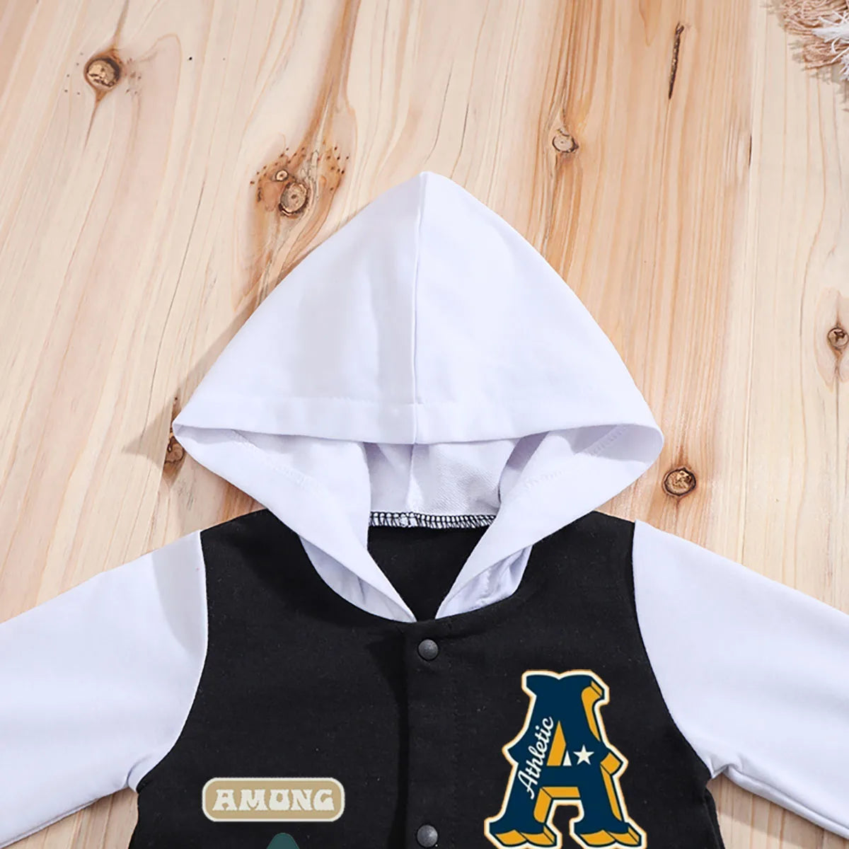 IURNXB Baby Boys Girls Romper Hooded Baseball Long Sleeve Infant Onesie Beach Outfits Newborn Sweatshirt Clothes Jumpsuit 0-18M Electrokidsstore