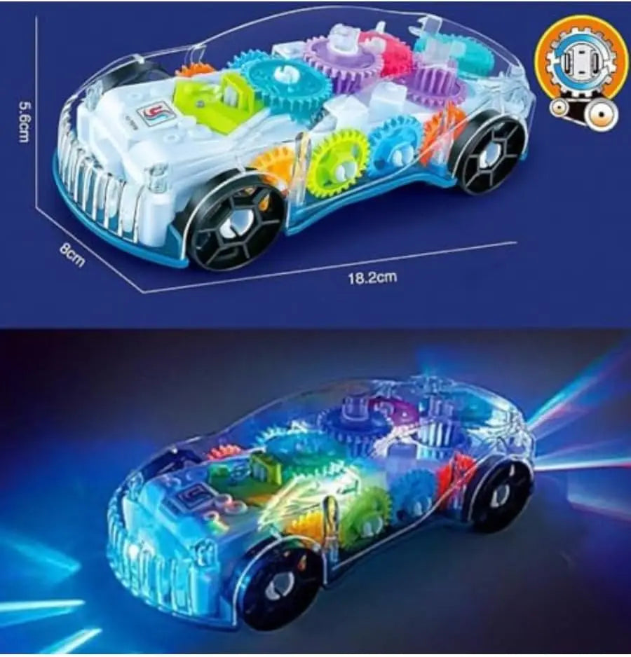Baby toys Toddler Police Car Electric Vehicle Toy Auto Driving Transparent Gears Music Lights Cars Toys for Kids Boys Electrokidsstore