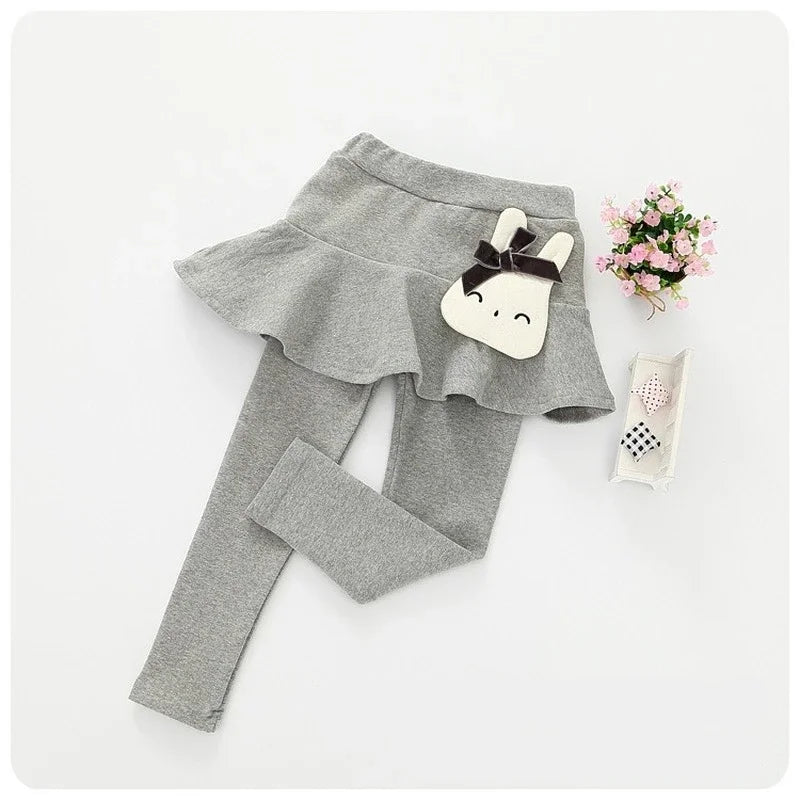 New Baby Girls Leggings Lace Princess Skirt-pants Spring Autumn Children Slim Skirt Trousers for 2-7 Years Kids Clothes Electrokidsstore