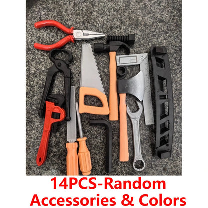 Kids Toys Simulation Repair Tools Set for Boy Safe Plastic Children Maintenance Tools Screwdriver Hammer Tongs Pretend Play Toy Electrokidsstore