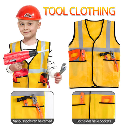 Kids Toolbox Kit Educational Toys Simulation Repair Tools Toys Drill Plastic Game Learning Engineering Puzzle Toys Gifts For Boy Electrokidsstore