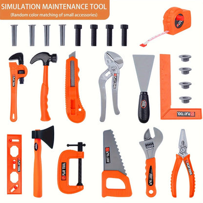 Kids Toolbox Kit Educational Toys Simulation Repair Tools Toys Drill Plastic Game Learning Engineering Puzzle Toys Gifts For Boy Electrokidsstore