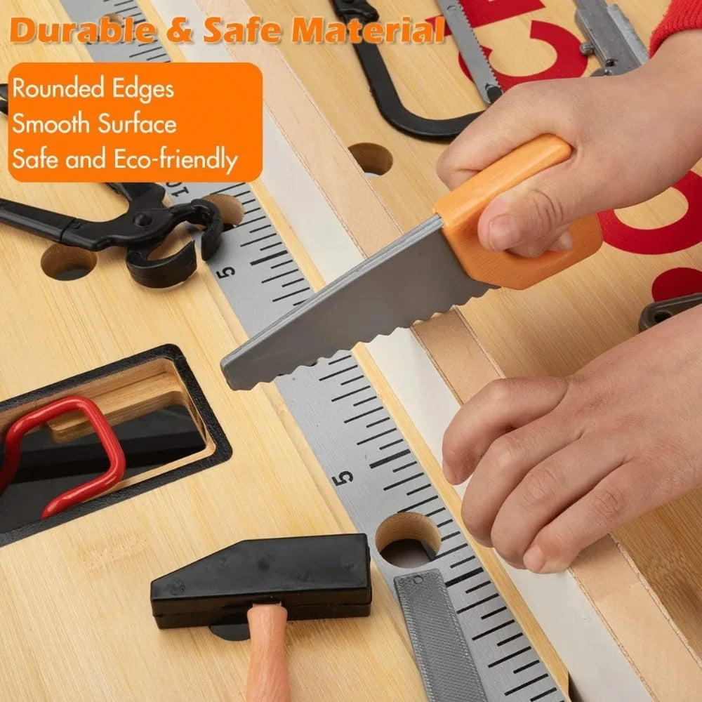 Kids Toys Simulation Repair Tools Set for Boy Safe Plastic Children Maintenance Tools Screwdriver Hammer Tongs Pretend Play Toy Electrokidsstore