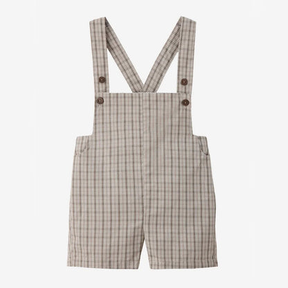 AS  SS26 Heritage collection brown Checked smocking  girls dress knitting boys sister brother family match clothes Electrokidsstore