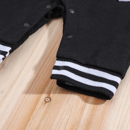 IURNXB Baby Boys Girls Romper Hooded Baseball Long Sleeve Infant Onesie Beach Outfits Newborn Sweatshirt Clothes Jumpsuit 0-18M Electrokidsstore