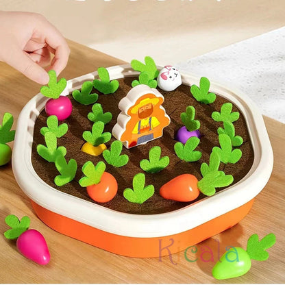 Baby Montessori Toys For Toddler Toys Educational Colorful Shape Toy Pull Carrot Set Counting Discouvery Toys For Kids Learning Electrokidsstore
