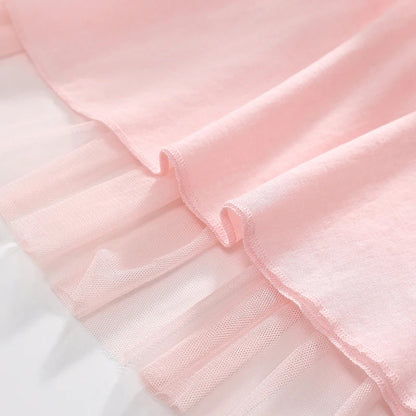 Little maven Kids Clothes Children's Clothing 2026 Autumn Cotton Baby Girls Cartoon Ballet Dancer Long Sleeves Dresses 2-7 year Electrokidsstore