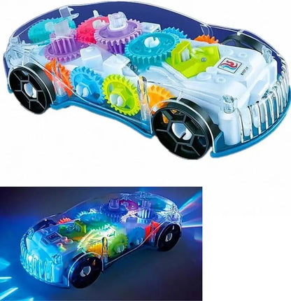Baby toys Toddler Police Car Electric Vehicle Toy Auto Driving Transparent Gears Music Lights Cars Toys for Kids Boys Electrokidsstore