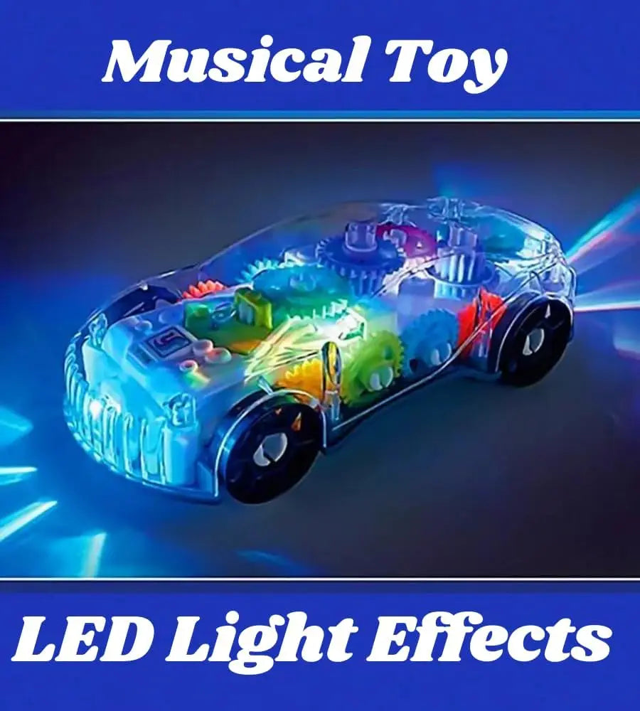 Baby toys Toddler Police Car Electric Vehicle Toy Auto Driving Transparent Gears Music Lights Cars Toys for Kids Boys Electrokidsstore